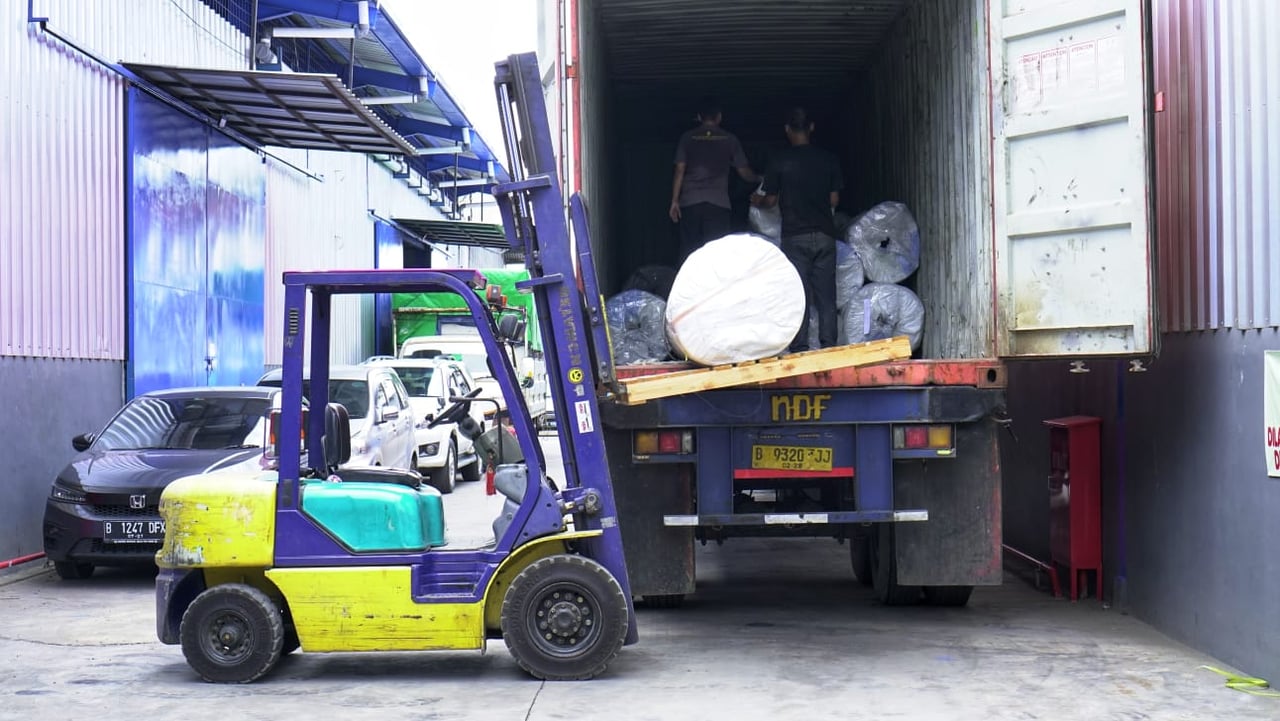 Pengiriman Ekspor Karpet